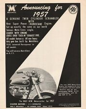 1957 AJS / Matchless Motorcycles - Vintage Motorcycle Ad picture