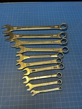 Vintage GEDORE 10 Piece Combination Wrench Set Box End Open End Missing 5/16 picture