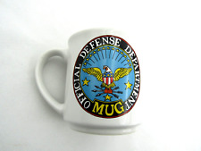 Vintage Official Defense Department Mug Eagle 10oz Parody USA Budget picture