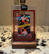 Topps 2025 Chrome Disney Mint Playing Card Queen of Hearts QH-12 Numbered 07/120 picture