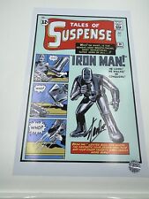 Tales Of Suspense #39 Ironman Hand Signed 11x17 comic cover Stan Lee Hologram picture