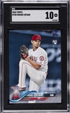 2018 TOPPS #700 SHOHEI OHTANI SGC 10 picture