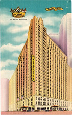 The New Hotel Victoria 7th Avenue New York NY C1930 Linen Vtg Postcard picture