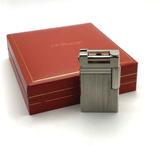Vintage ST Dupont 'Urban’ Hammer Lighter-Brushed Palladium-Rare Availability picture