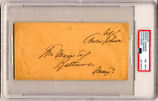 President Andrew Johnson SIGNED Free Frank PSA/DNA Autograph. Lincoln's VP picture