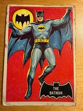 1966 Topps The Batman RC #1 Batman Black Bat Vintage Card picture
