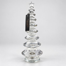 Tahari Crystal Silver Christmas Tree 13.5