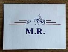 Matlock Rose, Private Birthday Party Invitation 1985, Cutting Horse, NCHA, AQHA picture