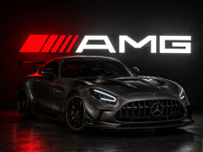 Illuminated Mercedes-Benz AMG Dealership Sign picture