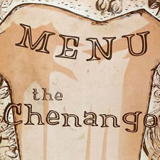 Vintage 1959 The Chenang Lounge Restaurant Menu Bar-b-q Estes Park Colorado picture