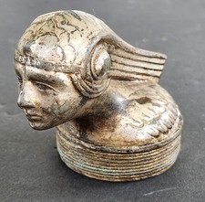 VERY RARE VINTAGE CLEOPATRA FORD MODEL T ACCESSORY RADIATOR MASCOT HOOD ORNAMENT picture