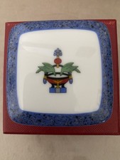 Rare Cartier La Maison Venitienne Lapis Petite Limoge Porcelain Box. NIB picture