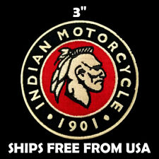 Indian Motorcycle Classic Embroidered Iron-On Patch Biker Jacket Patches  picture
