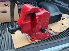 Bench vise Erie 6inch jaws Pa . 406 - nov.1908 - 157lb - BEST OFFER… picture