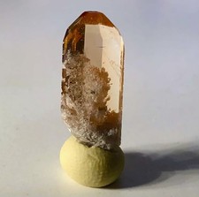 Beautiful Imperial Topaz Crystal Specimen Natural Raw Reiki Point Rough Gemstone picture