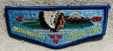 BSA ORDER OF THE ARROW MIRMICHI LODGE 102 FLAP PATCH VINTAGE picture