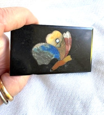 Antique Pietra Dura Butterfly Panel - Stone Inlay picture