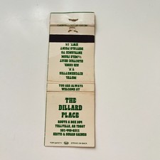 The Dillard Place Keith & S Gaines Yellville AR Vintage Matchbook Cover TMB65-2 picture