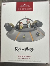 NEW 2025 Hallmark Keepsake Rick and Morty Rick's Ship Ornament picture