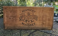 VTG Bonnie Bros Rye Whiskey Wooden Crate Box Pre-Prohibition Louisville Kentucky picture