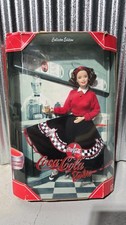 🥤 Coca-Cola🥤 Barbie Soda Fountain/ Diner Barbie 1999 *see photos* NIB picture