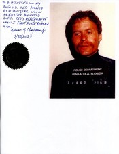 Police Chief Norman Chapman Who Arrested Ted Bundy Signed Autograph Mugshot Phot picture