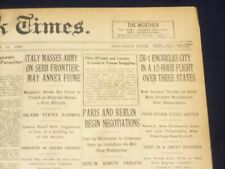 1923 SEP 12 NEW YORK TIMES - ZR-1 ENCIRCLES CITY IN 12 HOUR FIGHT - NT 9356 picture