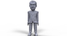 Richard Nixon Statue 8 Inches-Grey picture