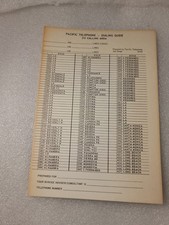 Vintage 1949 Pacific Telephone 