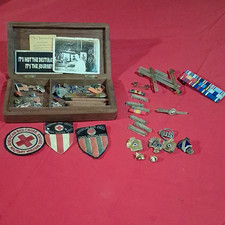 Vintage Millitary Items. Pins, Photo, Personal Items, Bars & Holders. Auction. picture