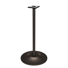 Black Cast Iron Vending Machine Stand – 28” Tall Metal Stand with 16” Round Base picture