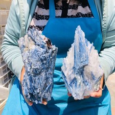 2pcs 6LB Natural Sodalite Blue Stone Rocks Chunks Crystal Mineral Specimens picture