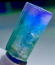 Rare Tri-Color Tourmaline Crystal Natural Raw Rough Specimen Matrix Protection picture