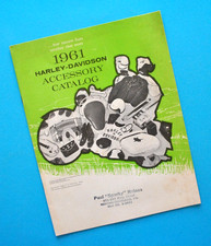 1961 Harley Davidson Accessory Catalog Book EL FL FLH K XL XLH XLCH Sportster GA picture