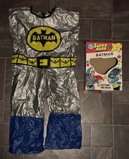 Vintage 1976 Ben Cooper Super Hero Batman Halloween Costume & Box Youth Large picture
