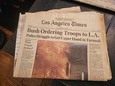 1992 Los Angeles Riots 4 complete 1st sections Tons of pictures and info BX1 picture