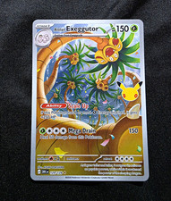 Nintendo Alolan Exeggutor 129/128 30th Anniversary Rare Holo Stage 1 HP150 picture