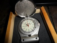VINTAGE EASY RIDERS MOTORCYCLE COLLECTORS WATCH MINT IN WOOD BOX picture