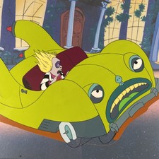 Beetlejuice Animation Cel cartoons production art Background 1989 VINTAGE I14 picture