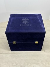 Fabergé Blue Velvet Designer Large Presentation Box Vintage Used picture