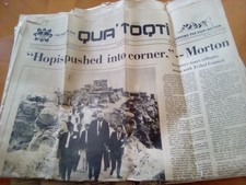 1973 Hopi News Papers Qua'toqti  (RARE  9  papers) picture