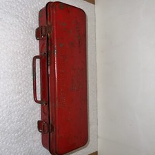 Vintage K Line Metal Toolbox Model No.4421K Auto Boat Bike Farm & Factory Empty picture