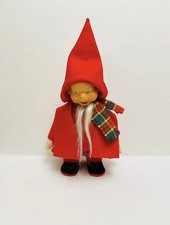 TROLL NISSE RONNAUG PETTERSSEN ELF GNOME DOLL NORWAY VTG 1950S NISSEFAR RARE picture