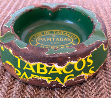 RAREST Vintage 1940s FLOR DE TABACOS CIGAR PARTAGAS ASHTRAY ART DECORATIVE picture