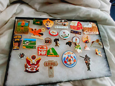 Mixed Lot Lions Club Lapel Pins Pennsylvania Souvenir USA Bicentennial Lot Of 69 picture