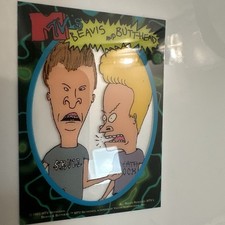 1993 Wizard Beavis and Butt-Head MTV Clear Acetate Promo Rookie Card NM RARE picture