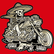 SOMBRERO SKELETON  5 INCH  SON OF OUT LAW NOMAD PATCH  picture