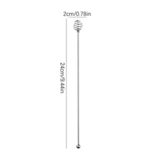 1pc Reusable Stainless Steel Coffee Stir Sticks Swizzle Stirrers ✔ picture