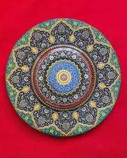 Vintage Traditional Uzbek Wood Carved Wooden Decoration Ganch Handmade Antique picture