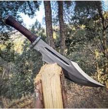 Custom Handmade Carbon Steel Blade Illam Traditional Bowie Knife Hunting Knife picture